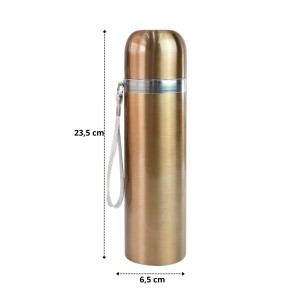 GARRAFA ISOTÉRMICA COM TAMPA E ACIONAMENTO CLICK 450ML - HG83536-DOU