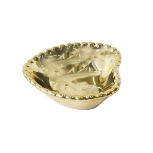 PORTA JOIA DE CORAÇÃO EM PORCELANA 10X11.5CM - 4971-DOU