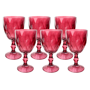 JOGO DE TAÇAS DE VIDRO COM 6 PEÇAS 330ML- CA16183-VM