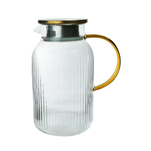 JARRA DE VIDRO COM TAMPA DE METAL CAPACIDADE 1,5LITROS - DT9329-DOU