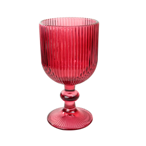 JOGO DE TAÇAS  VERMELHAS COM 6 PEÇAS 270ML - CA16211-VM