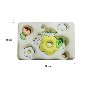 TAPETE PARA BANHEIRO ANTIDERRAPANTE SUPER ABSORVENTE 38X58CM - TP9331-B