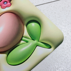 TAPETE PARA BANHEIRO ANTIDERRAPANTE SUPER ABSORVENTE 38X58CM - TP9331-E