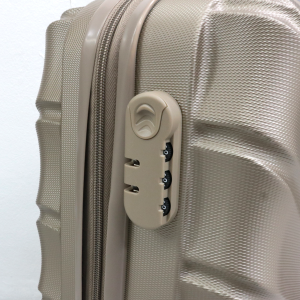 MALA DE BORDO ABS CHAMPANHE TAMANHO 18 360º - YS21055CH-PP