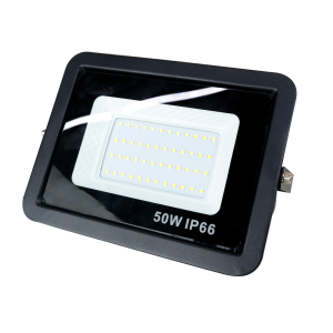 REFLETOR DE 48 LEDS 50W BILVOLT 85V-265V BRANCO FRIO 6500K - ALL51166