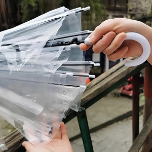 GUARDA CHUVA TRANSPARENTE DIÂMETRO 1,12M - HU71602