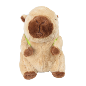 PELUCIA CAPIVARA COM MOCHILA DE TARTARUGA NAS COSTAS - FE7518BG-D
