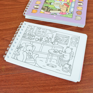 LIVRO DE COLORIR BOBBIE GOODS 100 FOLHAS  - A5-MJ6165-2A-LILAS