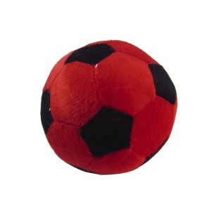 ALMOFADA PELUCIA BOLA G COLORIDA VERMELHA E PRETA- 20 CM - 31300131-VMPT