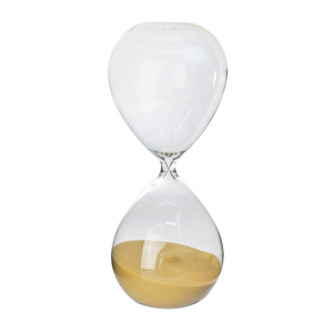 AMPULHETA DE VIDRO 30 MINUTOS 20CM - 6485-A