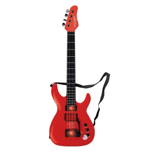 GUITARRA ROCK PARTY COM LUZ 64.5 CM 02 MODOS VERMELHA - COM INMETRO - DMT5383-VM