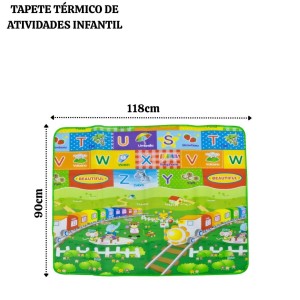 TAPETE TERMICO DE ATIVIDADES INFANTIL 90X1,18CM - DT8053-B