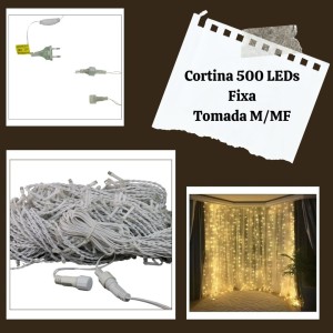 CORTINA 500 LEDS WM FIXA  3,0X 2,5M 127V  - 19518