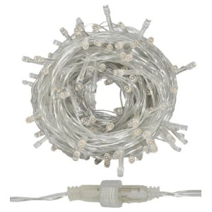 100 LED WM FIO TRANSPARENTE 01 8MM TOM MMF EXT.127V - 19092