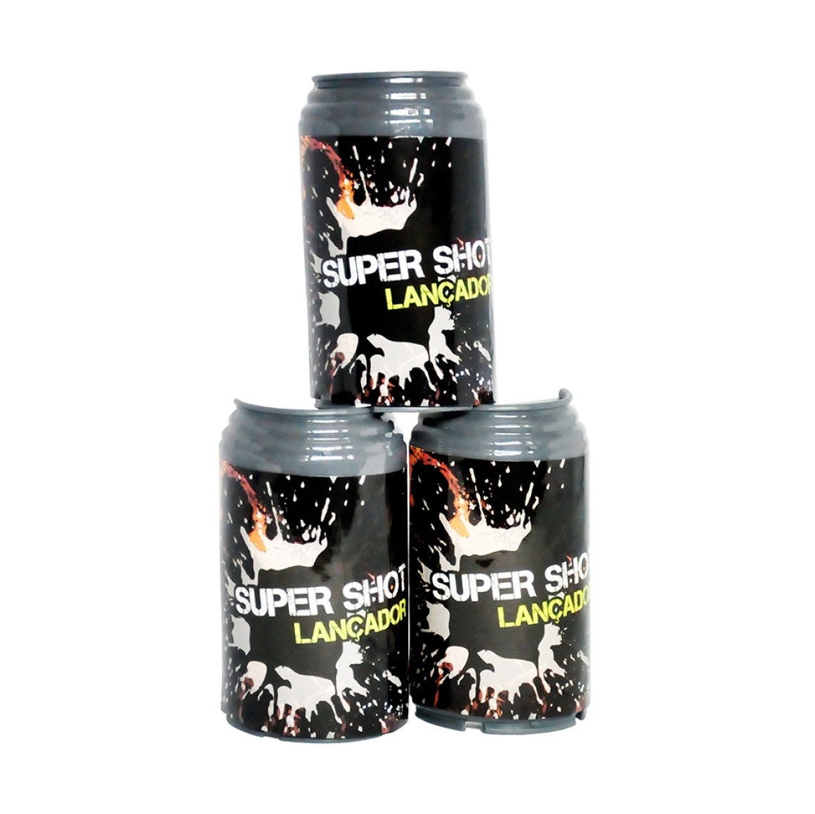 Lançador De 06 Dardos Super Shot Supreme Pistola Laranja