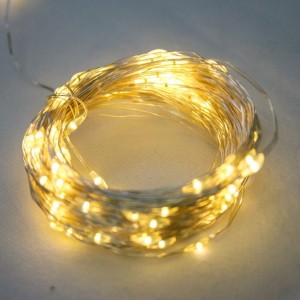 FIO ARAME COM 50 LED WM A PILHA - 25003