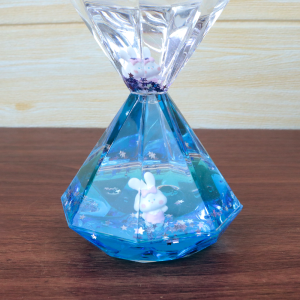 AMPULHETA DE OLEO LIQUIDO COM TEMPORIZADOR DIAMANTE - 5604-E