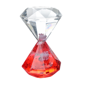 AMPULHETA DE OLEO LIQUIDO COM TEMPORIZADOR DIAMANTE - 5604-F