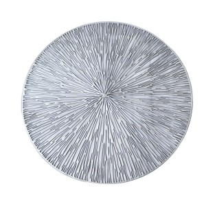 JOGO AMERICANO VAZADO REDONDO DE PLÁSTICO 38CM - 3025-PTA