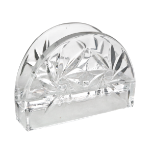 PORTA GUARDANAPO DE VIDRO 9X12,8X4,4CM - F250913