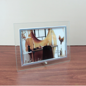 PORTA RETRATO DE VIDRO HORIZONTAL 15X10CM - SXXK134G