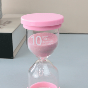 AMPULHETA DE VIDRO 10  MINUTOS 9,5CM - 7625-10M-RS