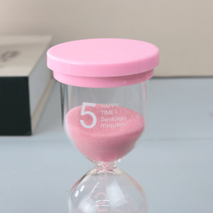 AMPULHETA DE VIDRO 5 MINUTOS 9,5CM 76255M-RS