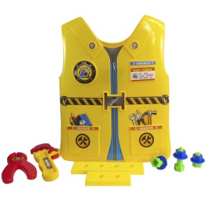 BRINQUEDO KIT ENGENHEIRO DE PLASTICO C/11 PEÇAS - JB143