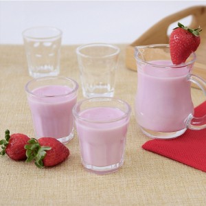 MINI JOGO DE JARRA EM VIDRO 100ML E 06 COPOS DOSE 40 ML - F172202