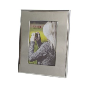 PORTA RETRATO METAL LISO LUXO HORIZONTAL OU VERTICAL FOTO 10X15CM - YS5612