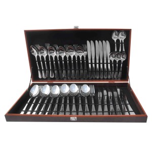 FAQUEIRO AÇO INOX MESA E CHA NO ESTOJO 42 PEÇAS - CA12020