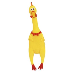 GALINHA DE BORRACHA 30 CM MORDEDOR PARA PETS - CP4720345