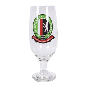 TAÇA DE VIDRO FLORIPA PARA CERVEJA RETRÔ MONTECATINE ITALIA-  300 ML - 17 CM - MODELO 11 - 07732-11