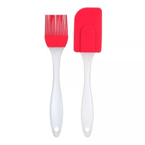 KIT COM ESPATULA E PINCEL DE SILICONE PARA COZINHA 2 PÇS - WF0630-VM
