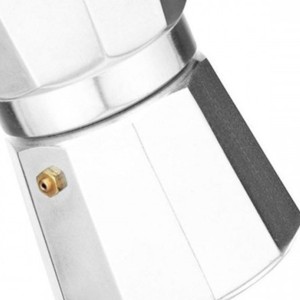CAFETEIRA TIPO ITALIANA DE ALUMINIO 300 ML PARA 6 XICARAS  50 ML - NS1318