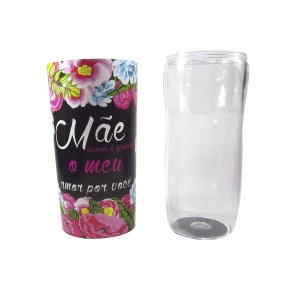 COPO DE PLÁSTICO COM TAMPA ROSQUEAVÉL PARA PERSONALIZAÇÃO 380 ML - HG83531-AZ
