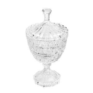 BOMBONIERE DE VIDRO STUDIO CRISTAL 22 X 11 CM - 9272CJCX