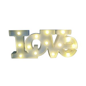 LUMINARIA DE PLASTICO LOVE 40 X 17 X 5  - 3276-BR