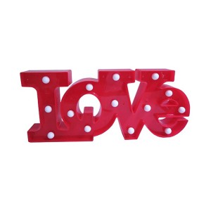 LUMINARIA DE PLASTICO LOVE 40 X 17 X 5  - 3276-VM