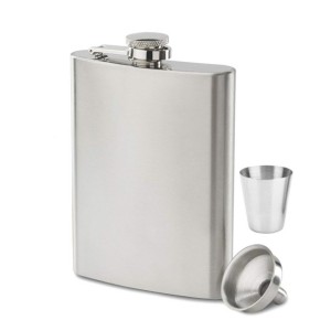 KIT PARA WISKY 4 PECAS EM INOX NA CAIXA