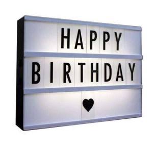 QUADRO LUMINOSO LIGHT BOX A4 USB 96 TAGS 30 X 22 X 4,5CM - N55618