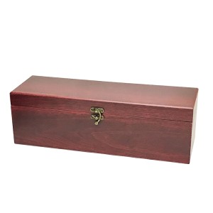 KIT VINHO CAIXA MADEIRA COM 3 ACESSORIOS - 608323