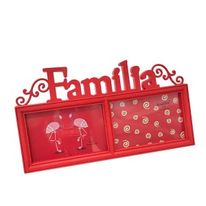PORTA RETRATO DE PLASTICO DUPLO FAMILIA 10X15 - PR001-VM