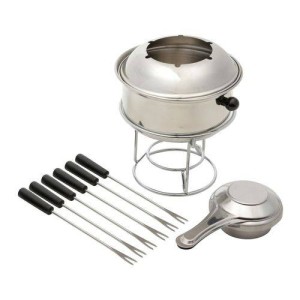 APARELHO DE FONDUE EM INOX COM 9 PEÇAS - 66875