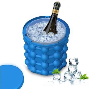 MINI BALDE FORMA DE GELO SILICONE ICE CUBE - NS2250