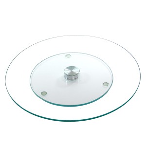 BANDEJA GIRATORIA EM VIDRO TEMPERADO 30 CM