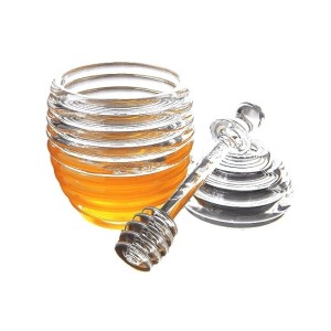 MELEIRA EM  ACRILICO TRANSPARENTE 15 CM - Y7018