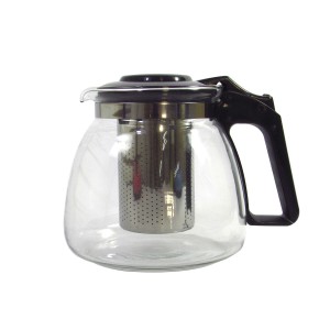 CHALEIRA EM VIDRO COM FILTRO INFUSOR 900 ML - 3575
