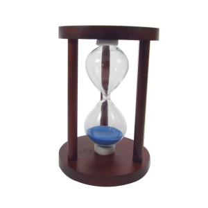 AMPULHETA DE MADEIRA 12CM ( 05 MINUTOS) - 73317-AZ