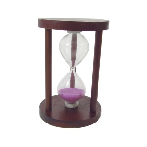 AMPULHETA DE MADEIRA 12CM ( 05 MINUTOS) - 73317-RS